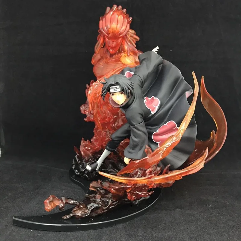 

Naruto Shippuden Uchiha Itachi / Sasuke Itachi Susanoo Kizuna Relation Statue PVC Figure Toy Collection Model 22cm