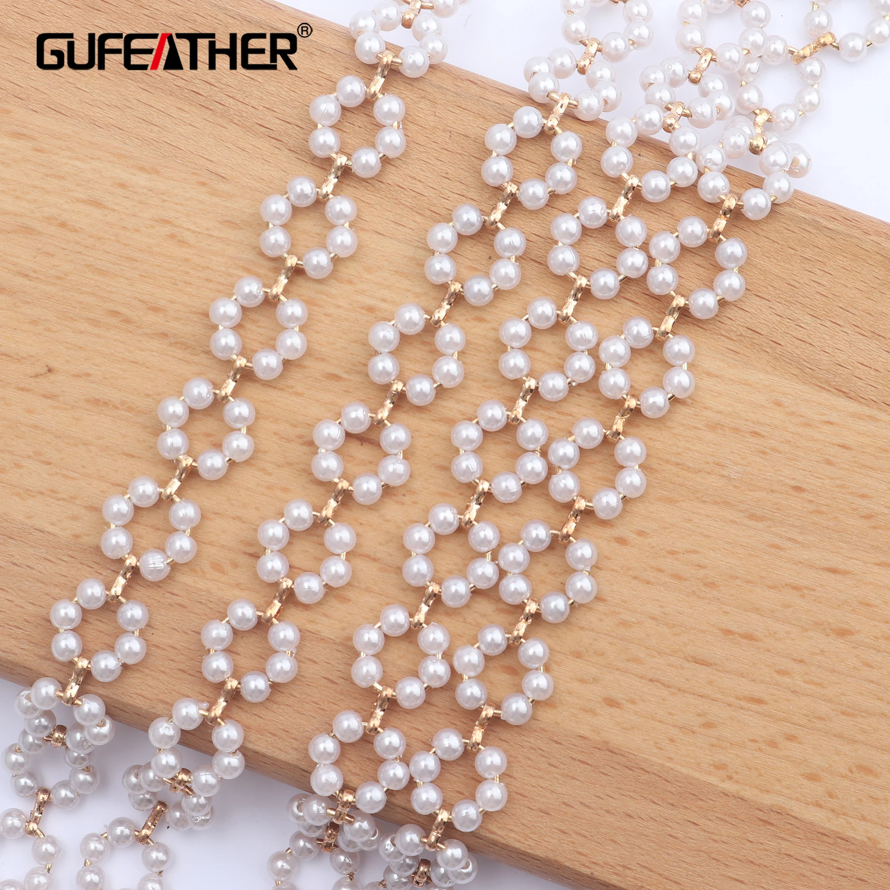 Цепочка GUFEATHER C40 ювелирное изделие с золотым покрытием аксессуары для ювелирных