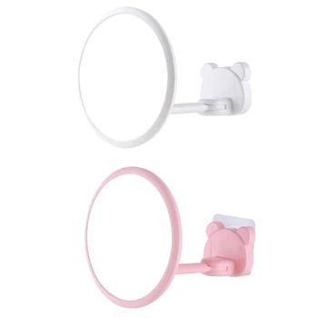 

Bathroom Makeup Mirror 360 degree Suction Cup Adjustable Bendable Shaving Makeup Mirror
