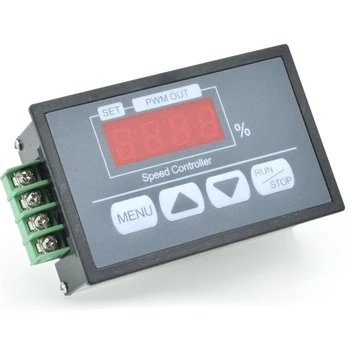 

20A DC6V-60V Slow start stop digital governor Panel inching controller DC motor driver