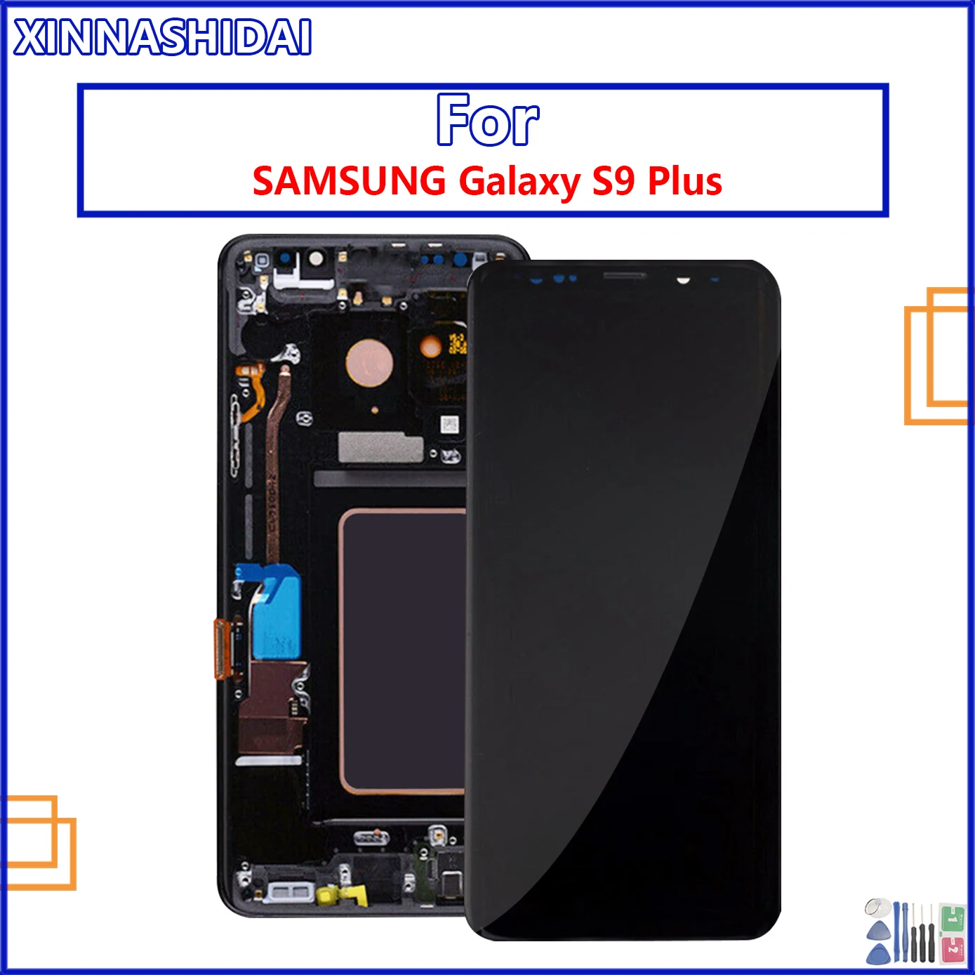 Дисплей для SAMSUNG Galaxy S9 ЖК-дисплей сенсорный экран дигитайзер Plus G960 G965 запасные