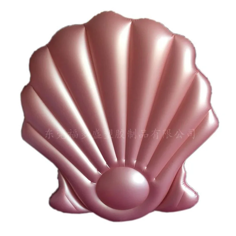 

Manufacturers Direct Selling PVC Inflatable Rose Gold Shells Floating Row Flamingo Unicorn Floating Row Water Inflatable Toys