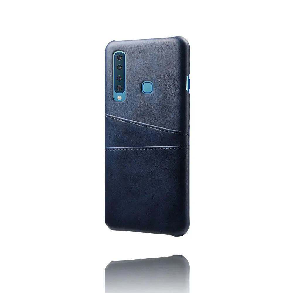 Держатель для карт кожаный чехол для телефона для samsung Galaxy A40S M10 M20 M30 M40 Note 8, 9, 10, S7 край S8 S9 S10E S10 плюс Чехол J4