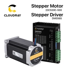 Cloudray-Kit de Motor paso a paso de bucle abierto Nema 23, 2 fases 3N.m 5.0A 23CS30C-500 + DM556S para impresora 3D, fresadora de grabado CNC