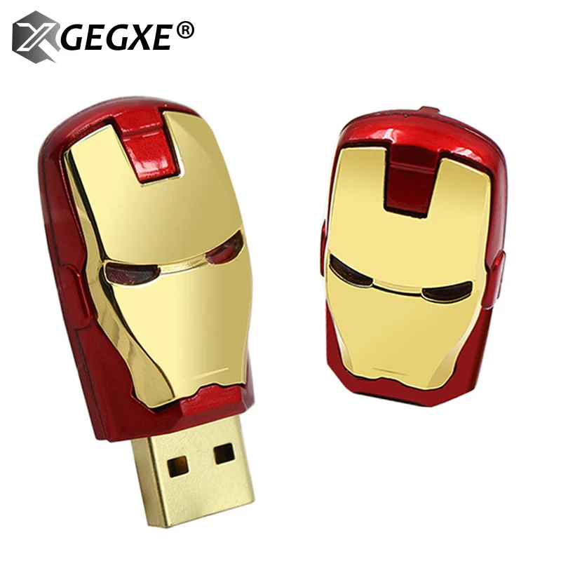 USB Flash Drive Metal Pen Drive 4GB 8GB 16GB 32GB USB2.0 Pendrive Avengers USB Stick Laptop