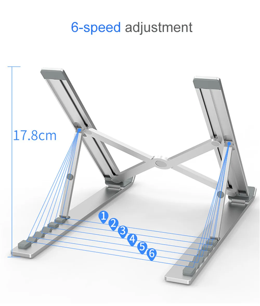 Adjustable Notebook Stand Foldable Laptop Stand For Macbook Air Pro 11 12 13 15 Portable Computer Cooling Bracket Tablet Holder