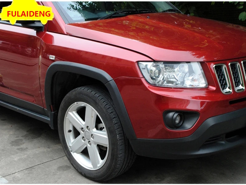 10 шт. для Jeep Compass 2011- передние и задние уширители крыла крышка протектор литья автомобиля Стайлинг Аксессуары