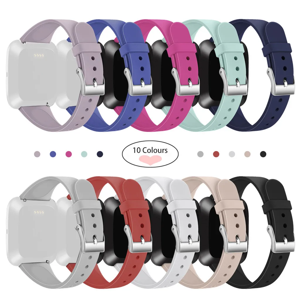 Силиконовый ремешок для Fitbit Versa 2, ремешок для смарт-часов, сменный ремешок для мужчин, ремешок для наручных часов, женский, мужской браслет, спортивный, дышащий, 19 октября