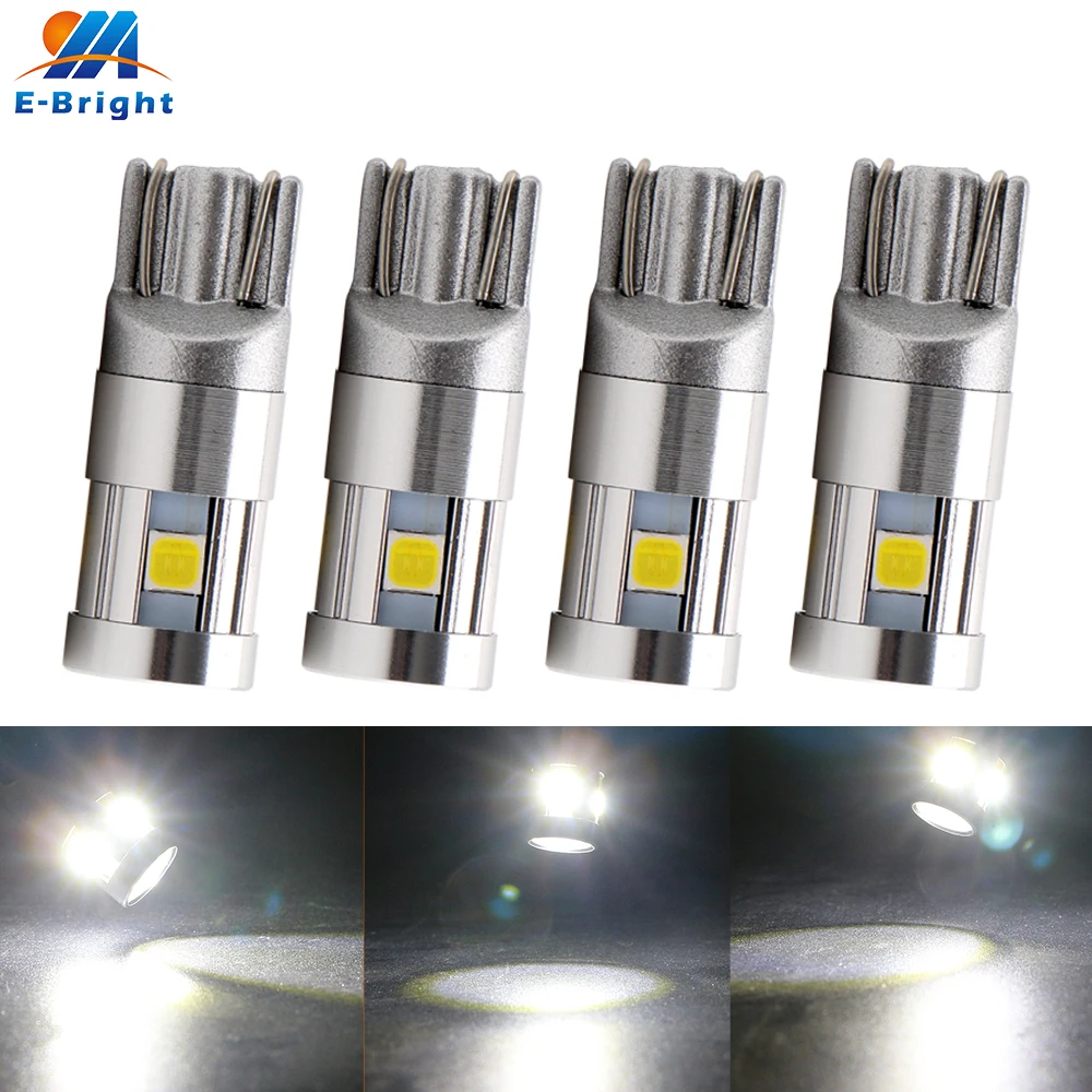 4 шт. белые светодиодные лампы 12 В 24 W5W T10 Canbus 3030 5 SMD|blue ice led|led blueled green 12v |