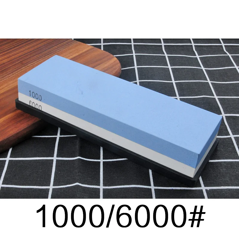 240 600 1000 3000 5000 8000 зернистость профессиональная точилка для ножей точильный камень шлифовальный камень - Цвет: 1000 6000 grit