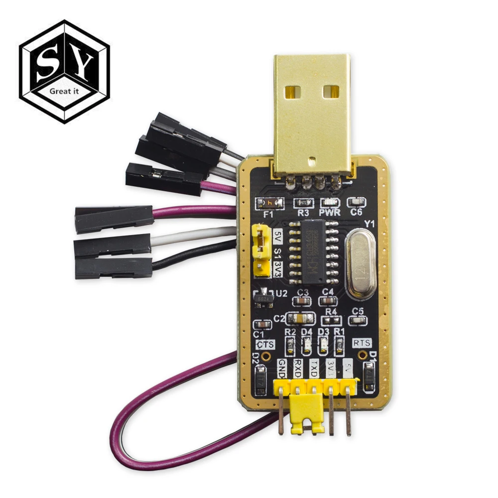 1 шт. модуль Great IT CH340 вместо PL2303 CH340G RS232 в TTL обновление USB до последовательного