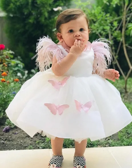 Baby feather dress Clearance