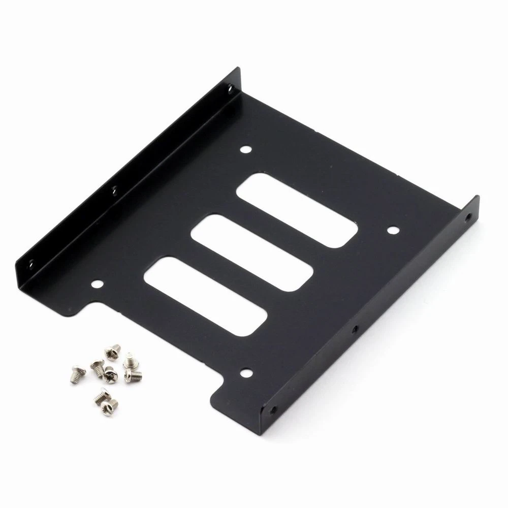 2.5 to 3.5 SSD HDD Bay Metal Hard Drive Holder HDD Mounting Bracket Adapter Tray Dock for PC SSD Holder ATX Harper Grove SSD Mounting Bracket 25 Pack