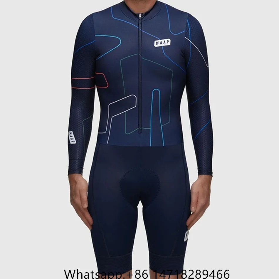 

2019 maap Cycling Suit Triathlon Skinsuit Men's Jumpsuit Speedsuit Trisuit go pro Triathlon suit Bike Sports Jersey Skinsuit