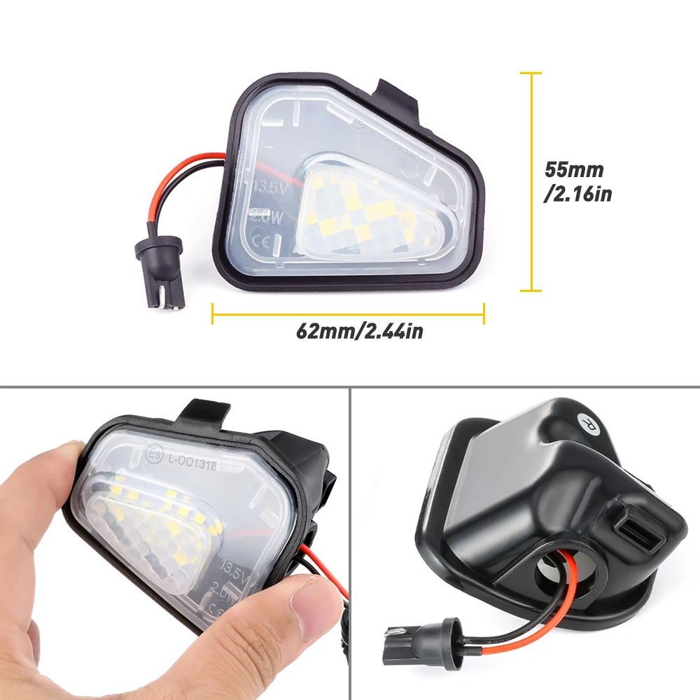 Комплект из 2 предметов с can bus светодиодный зеркала лужи огни для VW Volkswagen Jetta 10 15/09