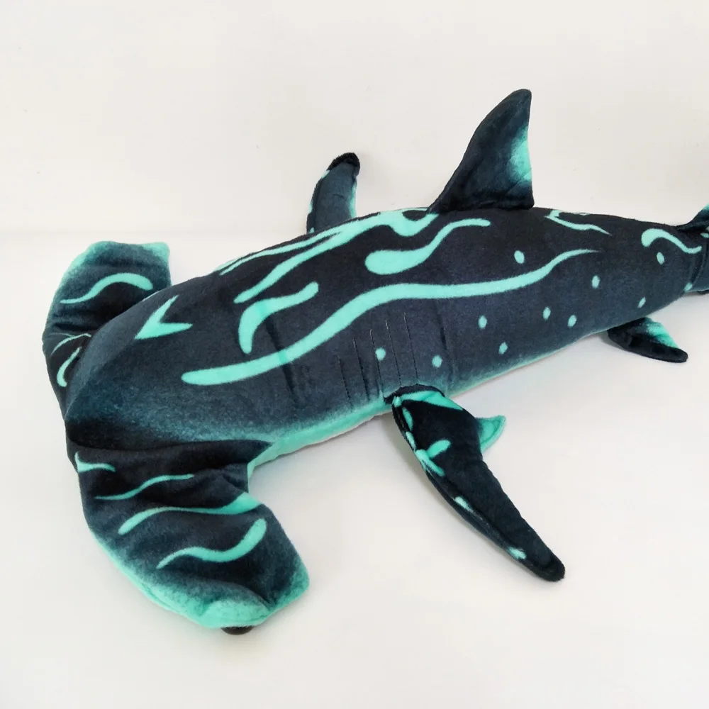 Мультфильм моделирование молоток кукла-акула дети плюшевые игрушки Рождественский подарок морская рыба Подушка-акула дети мягкие игрушки