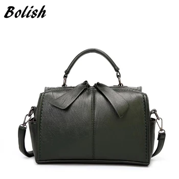 

Women Causal Ribbon Shoulder Bag for Tavel Female Classic High Capacity Daily Handbag All-Purpose Style PU Dames Tassen