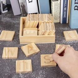 Crianças de madeira brinquedos educativos montessori aprendizagem precoce palavra letra groove prática placa caneta controle treinamento