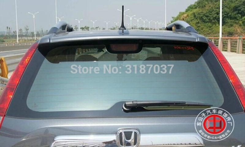 Для Honda спойлер CRV светильник 2007 2010 АБС пластик Неокрашенный задний на крыло крышу