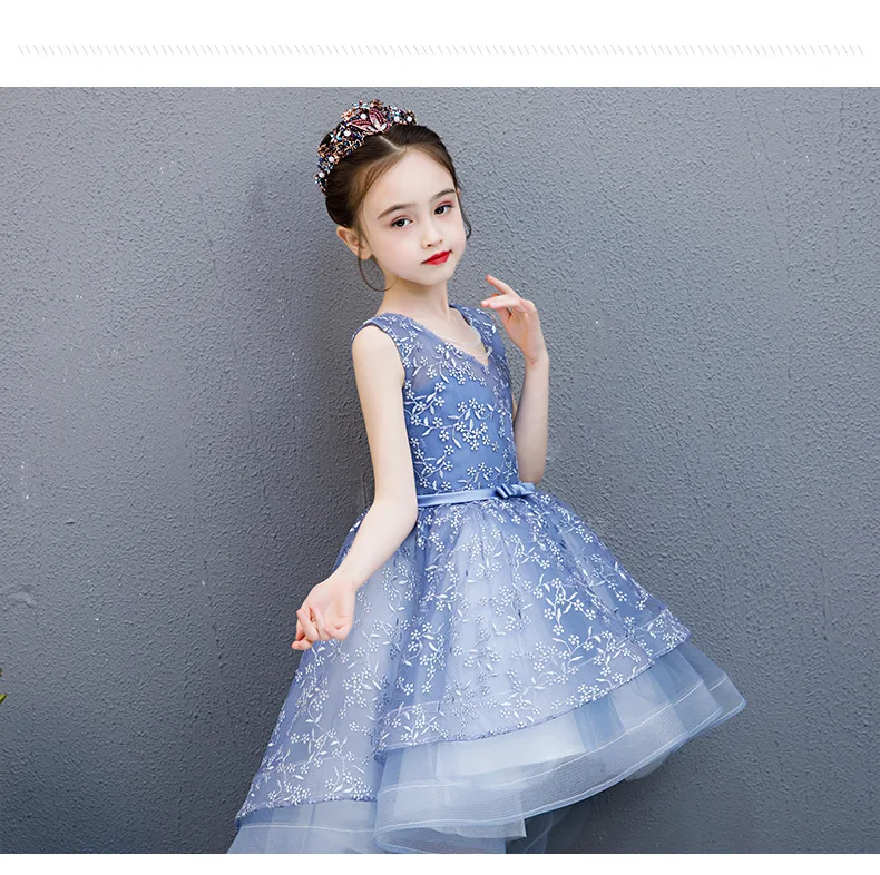 Baljurk Navy Bloem Meisje Jurken 2019 Beaed Applique Meisjes Pageant Jurk Eerste Communie Jurken Party Gown Baljurk Navy Bloem Meisje Jurken 2019 Beaed Applique Meisjes Pageant Jurk Eerste Communie Jurken Party Gown