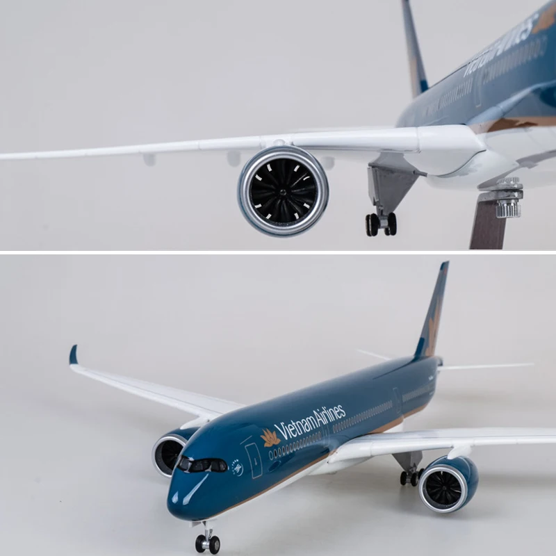 47 см 1/142 масштабная модель самолета Boeing B787 Vietnam Airlines A350 модель самолета с колесами-светильник для коллекции полимерных самолетов