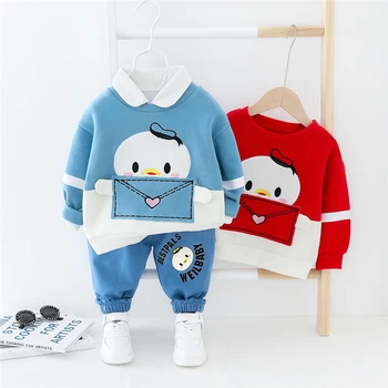 

2020 Toddler Infant Clothes Sets Girls Boys Long Sleeve T Shirt Pants Outdoor Casual Baby Clothing Suits