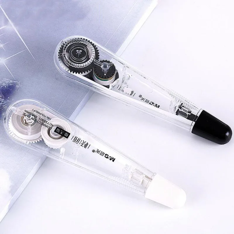 

1 Pcs Simple Minimalist Style Pen Shape Correction Tapes Modeling Students 6m Corrector Tools School Office Stationery Gifts