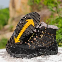 Уличные зимние теплые бархатные мужские зимние ботинки Magnum дышащие походные Нескользящие износостойкие альпинистские кроссовки