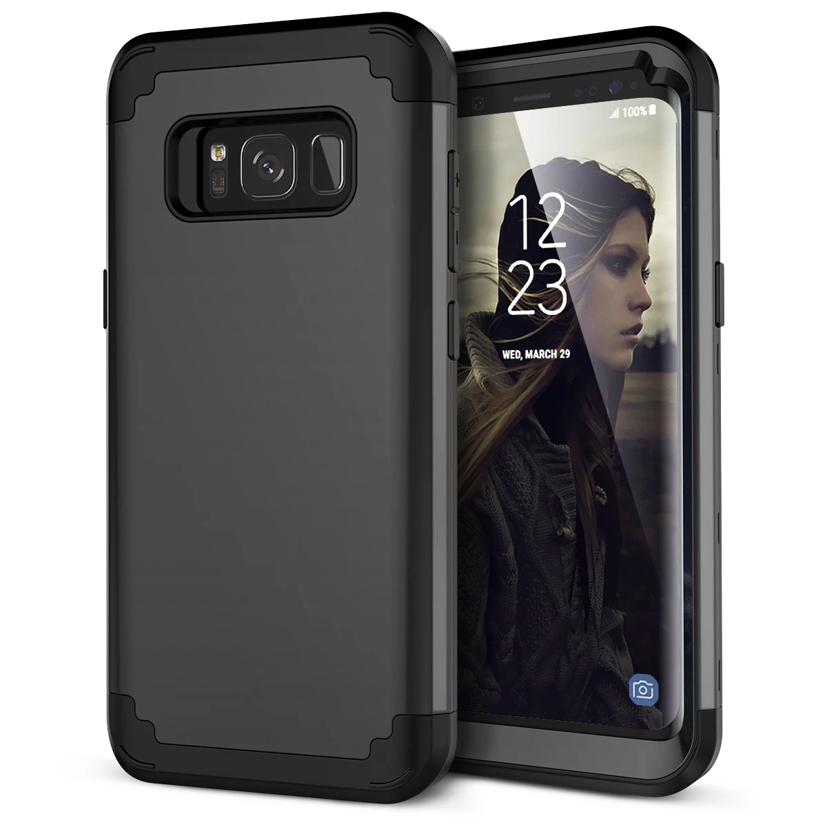 Чехол для Samsung Galaxy S20 Ultra 10 9 8 Plus Note20 прочный ПК + ТПУ 3-слойный Гибридный защитный
