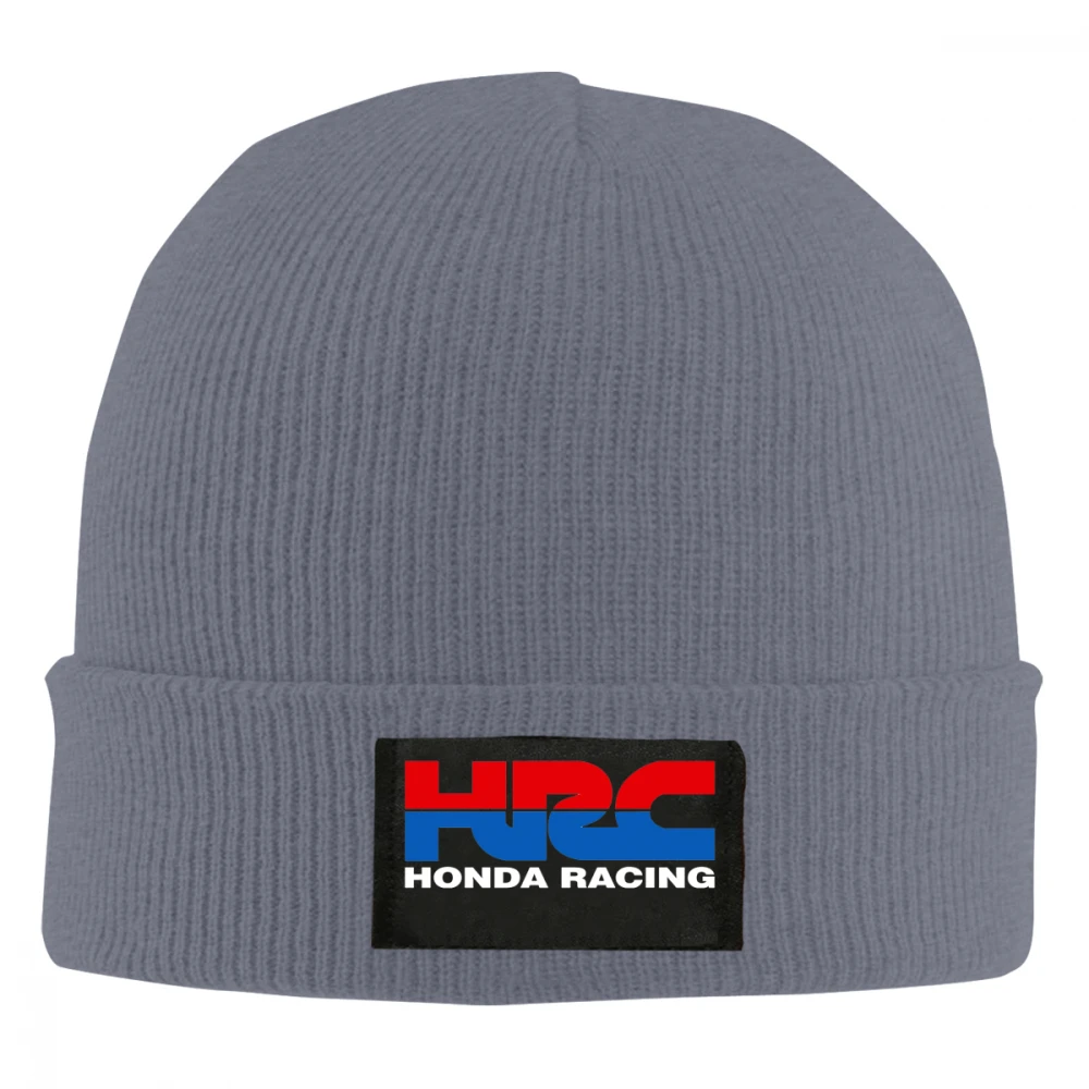 Шапочка с принтом HRC Honda Racing Car Fans1 Мужская и женская вязаная шапка вязанные шапочки Skullies теплая зимняя унисекс Лыжная хип-хоп шапка