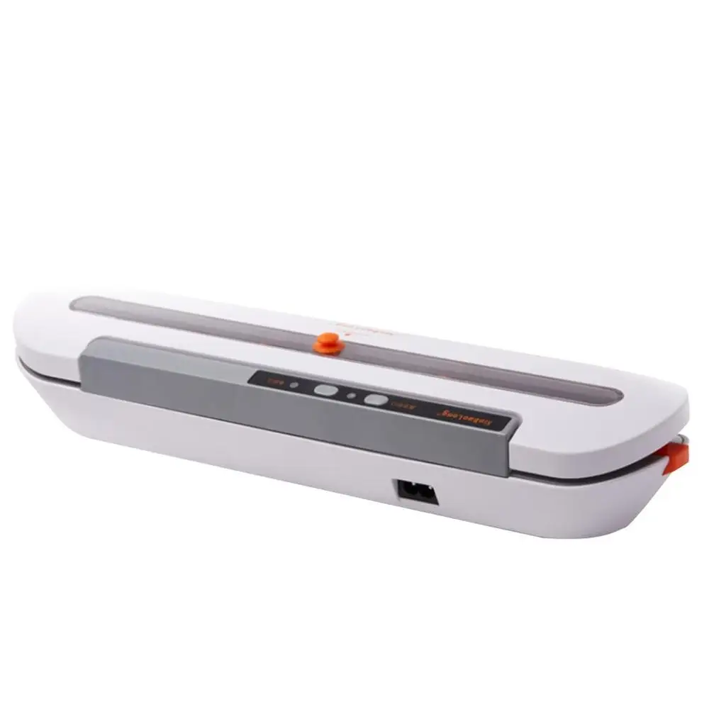 white Automatic Food Vacuum Sealer Packer Packaging Machine Bags Free Vacuum Food Sealing Machine For Home Kitchen - Color: white