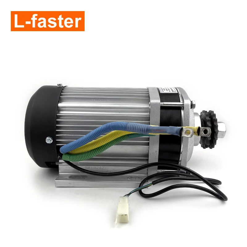 60V72V 2200W Electric Mini Automobile Car Engine Rear Drive Brushless Powerful 2.2KW Gear Motor Electric Heavy Tricycle Bike
