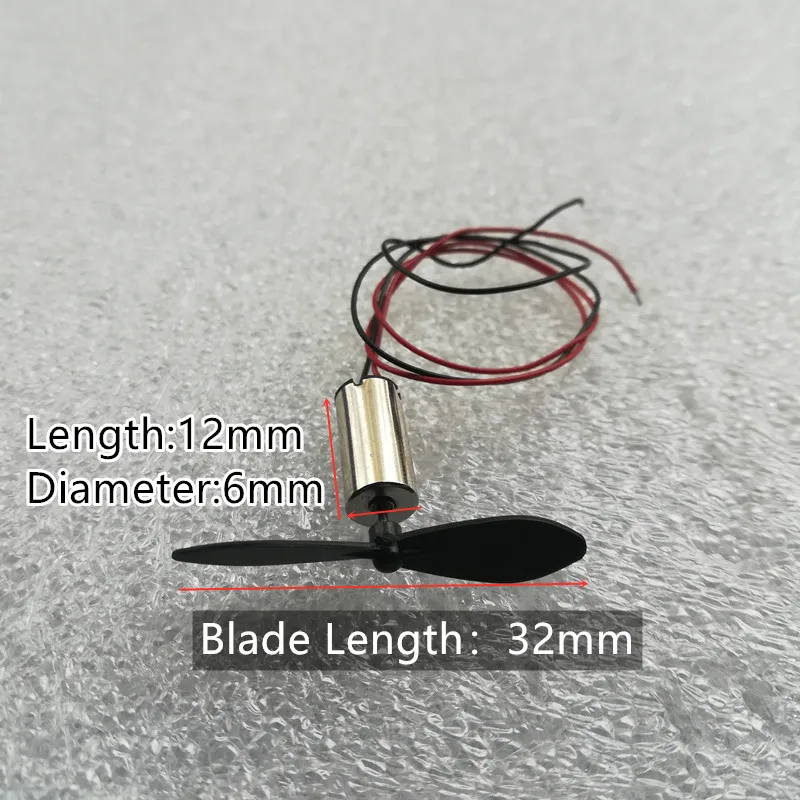 3.7V 612 6*12mm coreless Motor Tail Blade Rotor 3.2cm 32mm For Mini R/C Helicopter Copter Model DIY Toys Spare Parts | Игрушки и хобби