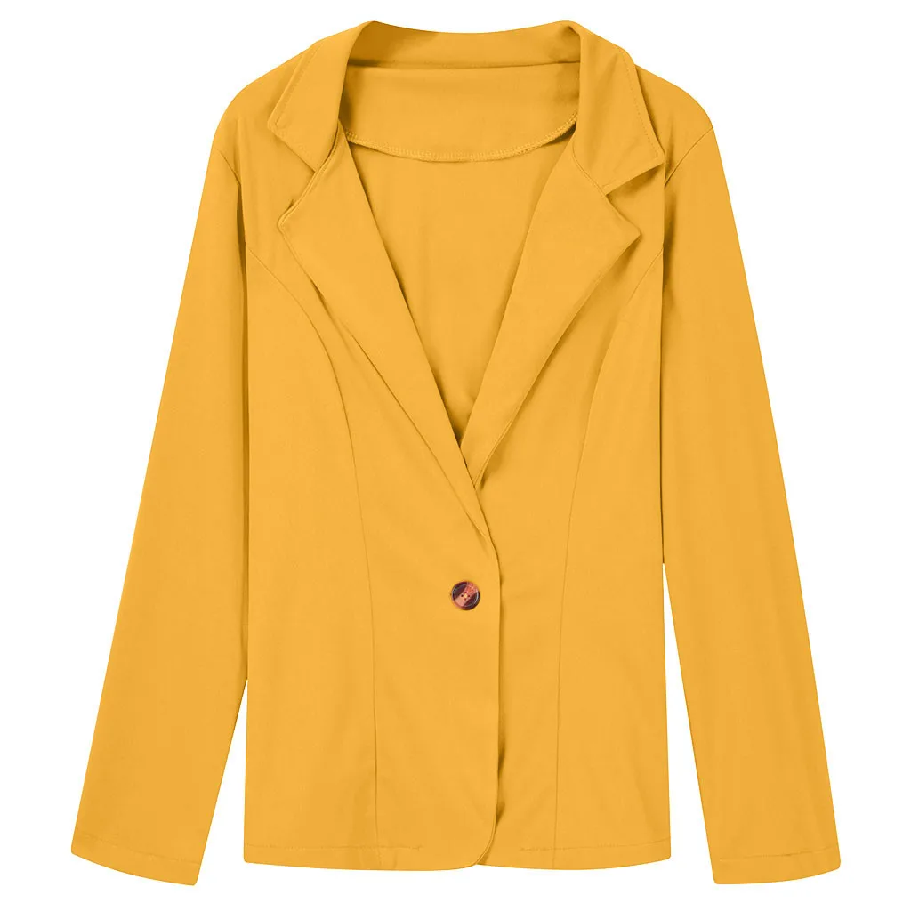 Блэйзеров женское пиджак блейзер mujer Slim fit Кардиган офисные женские пальто одноцветное d91023