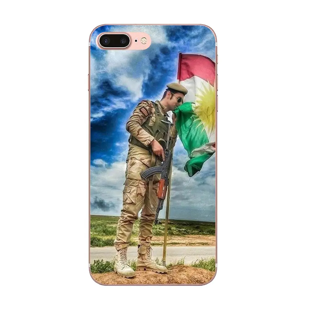 Винтаж Kurdistan флаг для samsung Galaxy Note 5, 8, 9, S3 S4 S5 S6 S7 S8 S9 S10 5G mini Edge рlus Lite мягкий чехол с рисунком крышка