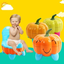 

0-3 Years Old Children's Pumpkin Potty Plastic Toilet Baby Cute Baby Toilet Seat For Boys And Girls Toilet Training WC MMBABY