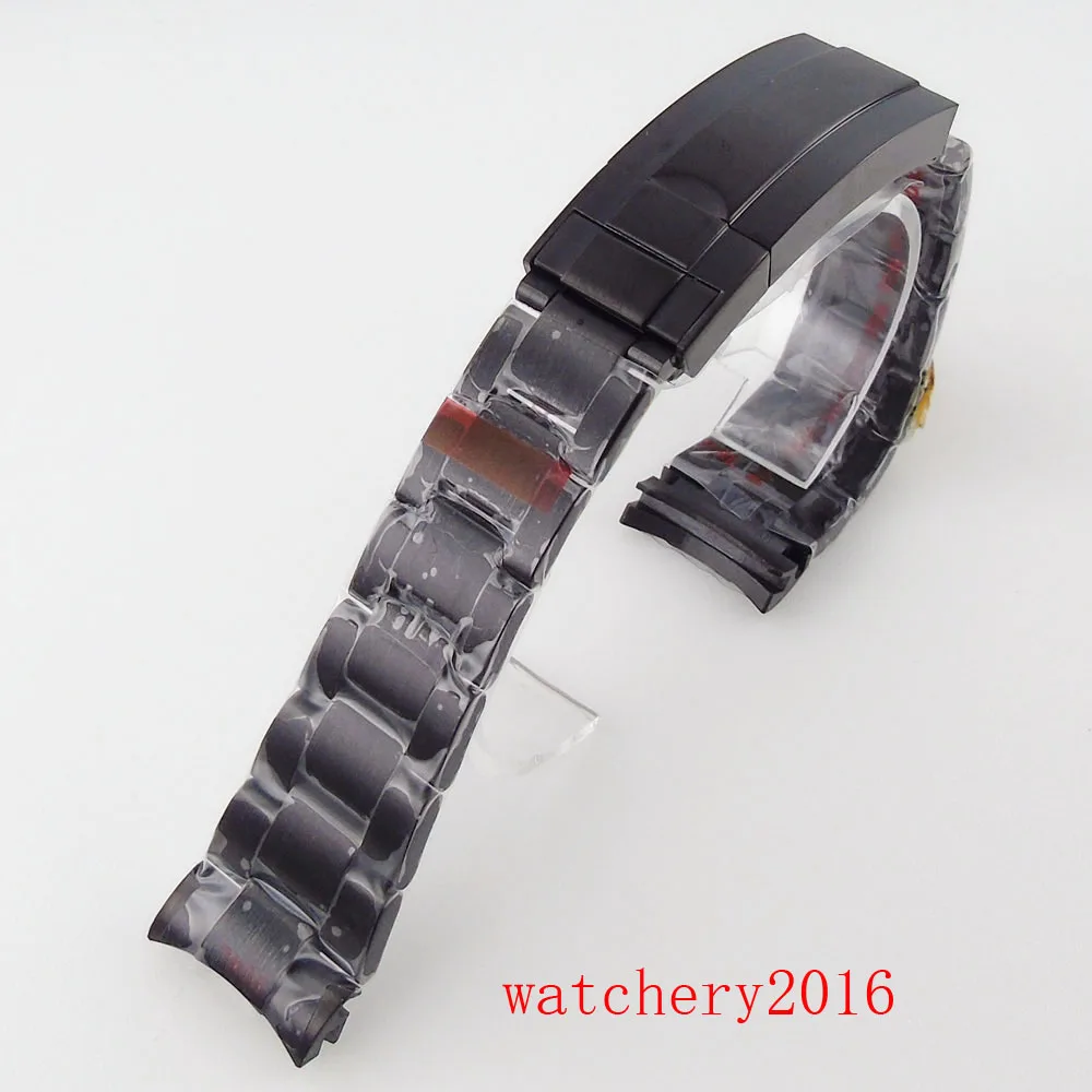 20mm Watch Band Strap Watchband Bracelet 316L Stainless Steel Rose Gold Silver glidelock system clasp