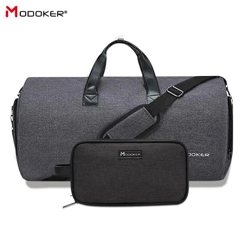 

Modoker Garment Bag Set Suitcases and Travel Bags Packing Cubes with Wash Bag Accessories Durable Casual Daypack Travel Rucksack