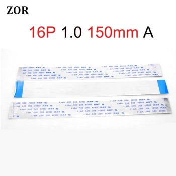 

50pcs New FFC FPC 16pin flat flexible cable 1.0mm pitch forward Length 150mm 15cm Width 17mm Ribbon 16p Flex Cable Type A