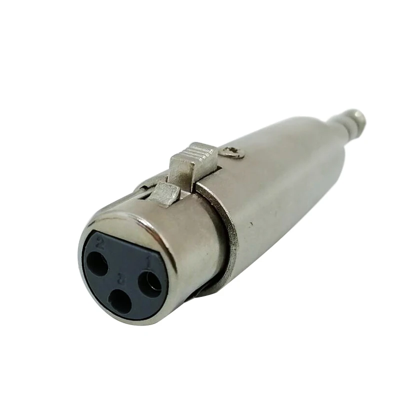 Стерео 6,35 6,5 мм штекер 3 Pin XLR Женский Мужской Аудио Адаптер смеситель микрофон Динамик разъем