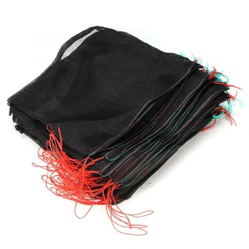 

100pcs Nylon Net Bag Garden Plants Fruit Protection Bag Anti Bird Drawstring