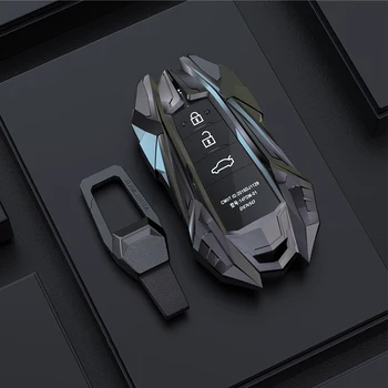 Custodia per chiave auto in lega di zinco per Toyota CHR C-HR Prado Camry Avalon Prius Corolla RAV4 Avalon Car Styling portachiavi 3 Custodia per chiave auto in lega di zinco per Toyota CHR C-HR Prado Camry Avalon Prius Corolla RAV4 Avalon Car Styling portachiavi - Custodia per chiave auto in lega di zinco per Toyota CHR C HR Prado Camry