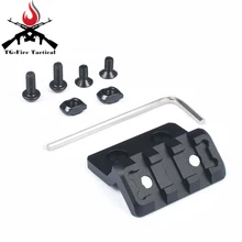 Страйкбол M-LOK Keymod офсетный оптоволоконный свет Пикатинни Крепление для M300 M600 тактический фонарик Скаут Аксессуары для фонарей