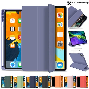 

Tablet Case for iPad Pro 11 2020/2018 with Pencil Holder Auto Sleep/Wake Cover for iPad Pro 2nd 11" 2020 A2228 Capa Shelll Cover