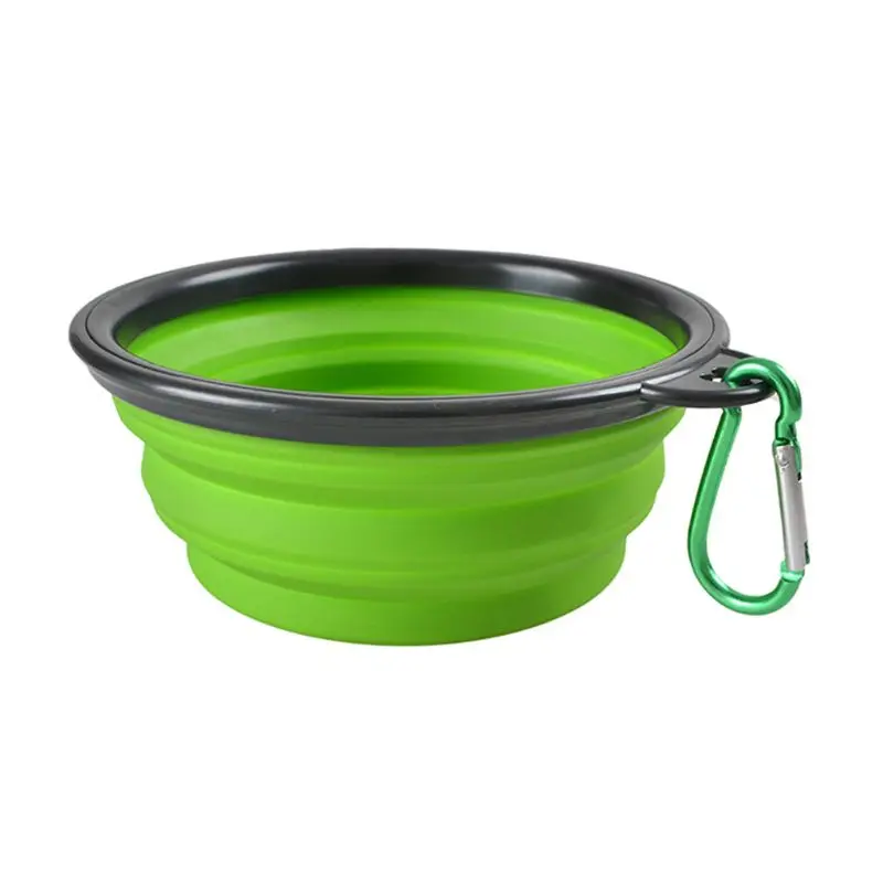 4-Pack 4-Pack силиконовые складные миски для собак, BPA бесплатно и можно мыть в посудомоечной машине, портативные и складные миски для путешествий-с 4-color или