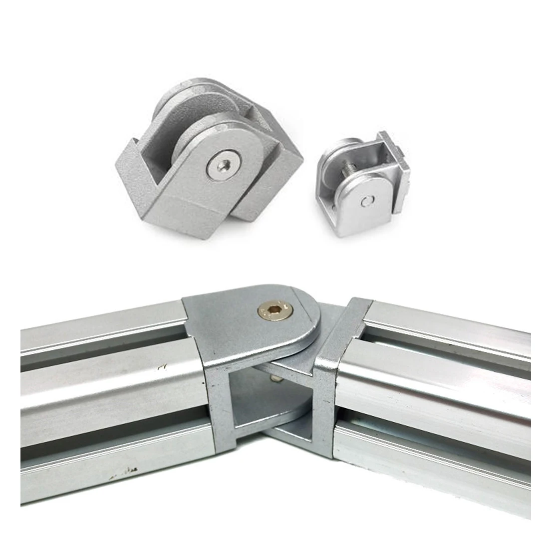 1pc2020303040404545ZincalloylivinghingeAluminumprofile