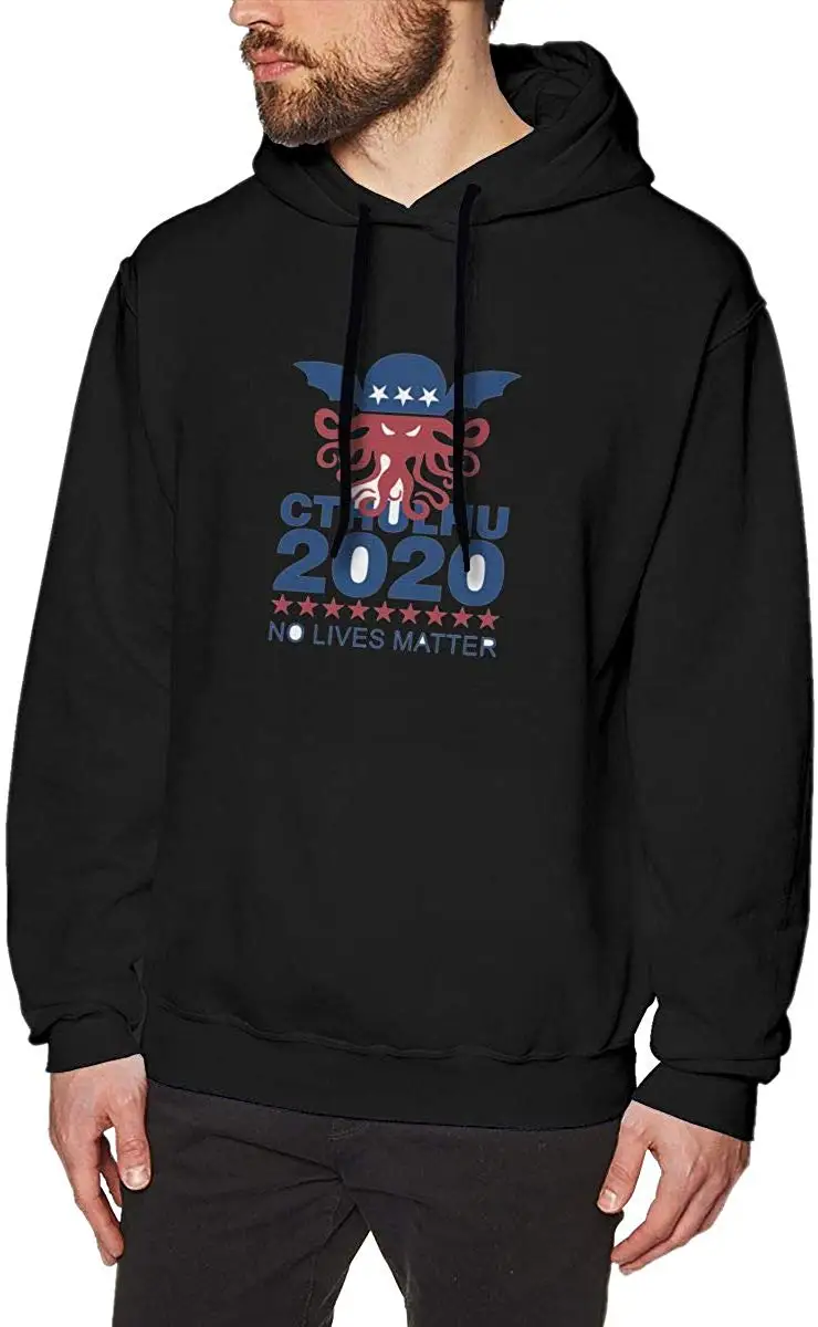 Vote Cthulhu 2020 мужская толстовка с капюшоном принтом модная |