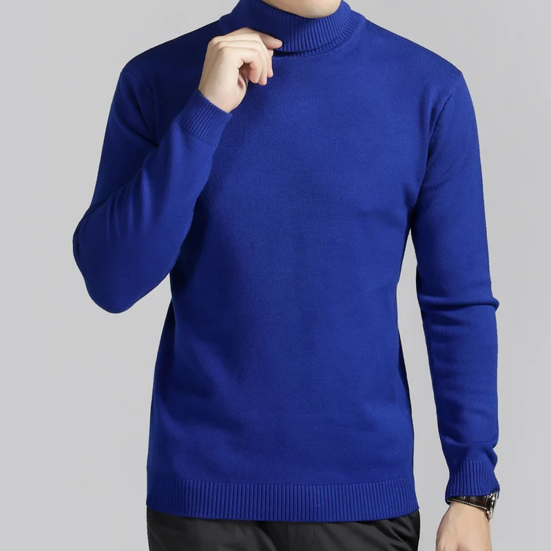 Blog AIRGRACIAS Winter Warm Sweater Men Turtleneck Mens Sweaters Slim Fit Pullover Men Classic Knitting Fashion Pull Homme
