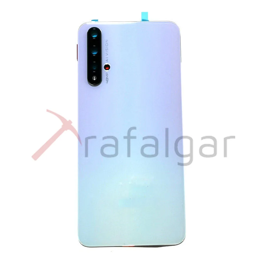 Для huawei Honor 20 крышка батареи Задняя стеклянная панель двери корпус чехол для Honor 20 Pro Задняя стеклянная крышка+ объектив камеры+ клей
