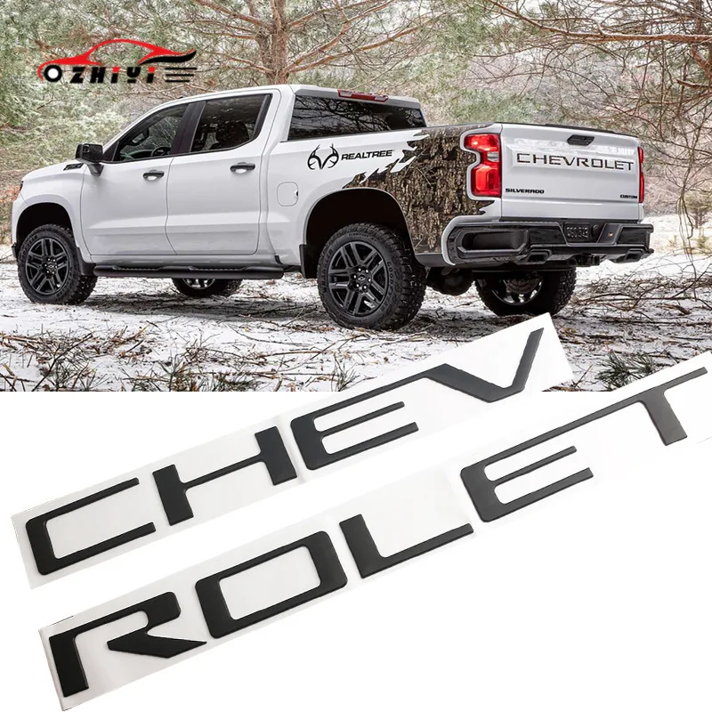 Автомобильная наклейка подходит для Chevrolet SILVERADO tail box этикетка Модифицированная